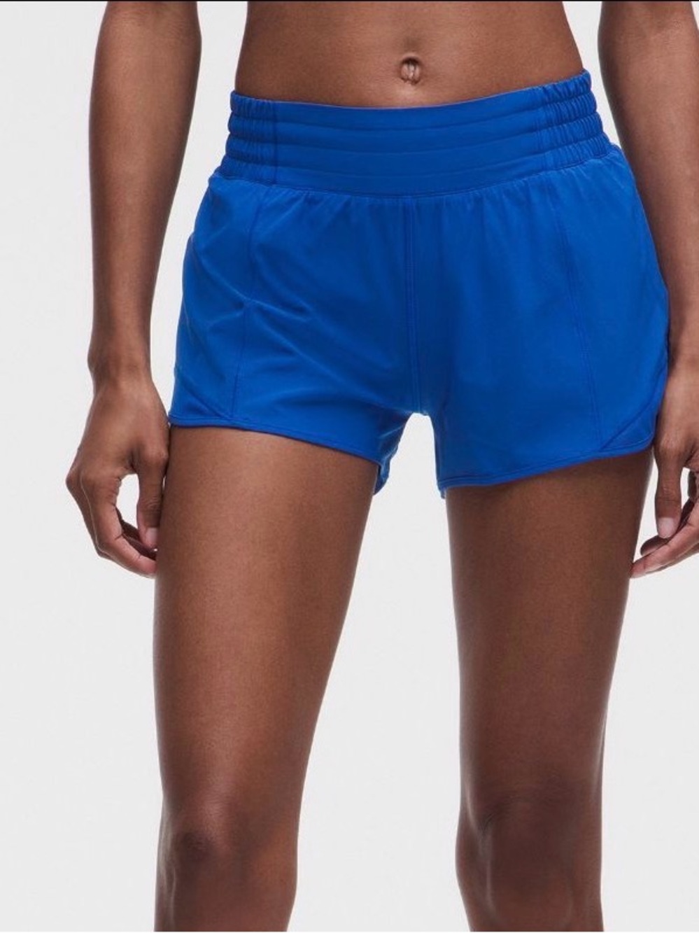 Lululemon 2.5” Hotty Hots Cerulean Blue Shorts